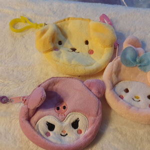 Three friends Key & Change purse